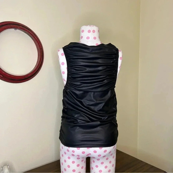 Free People Ride Along Tank Sleeveless Faux leather - Picture 4 of 7